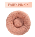 Lit donut moelleux pour animaux