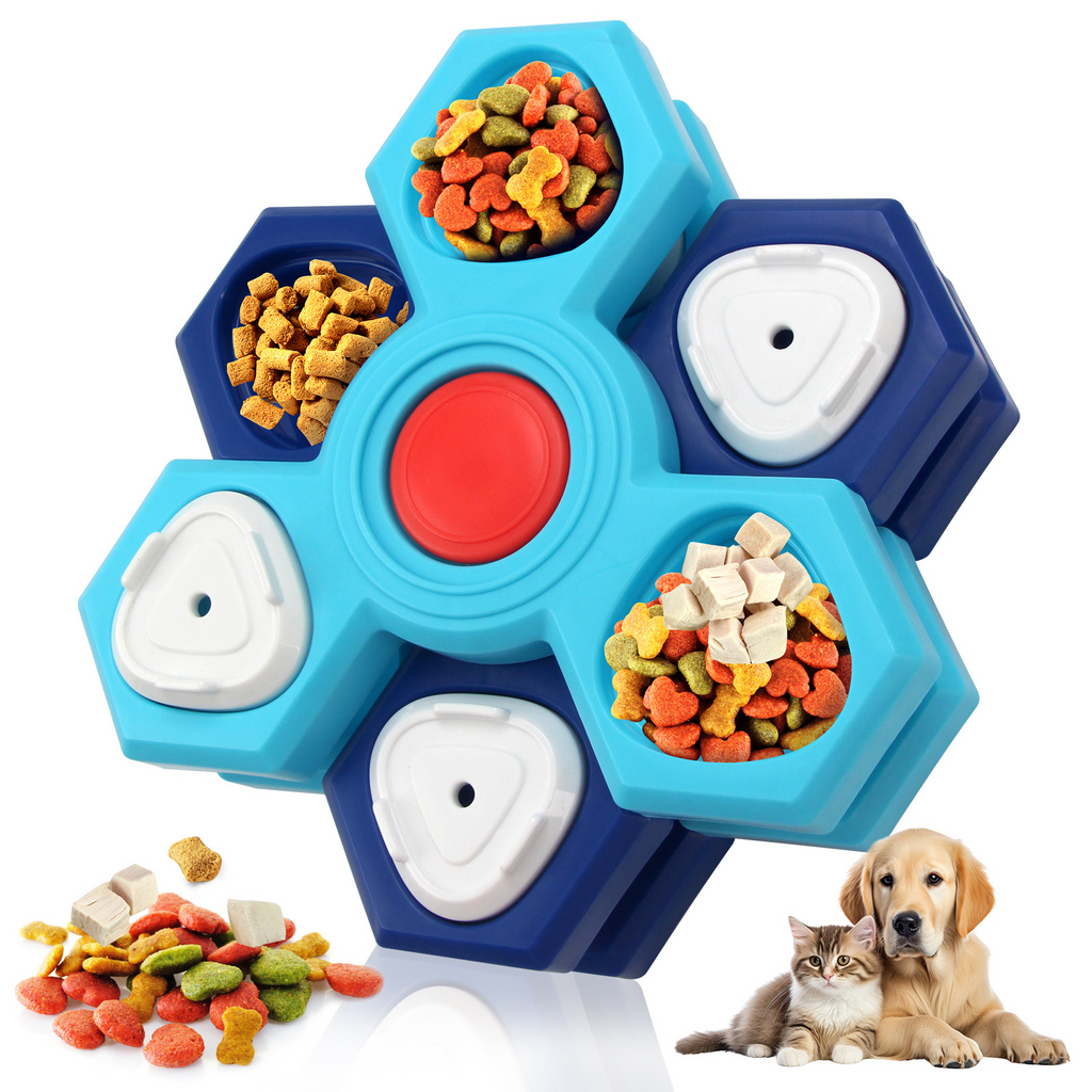 Casse-tête à gâteries pour chien, niveaux progressifs