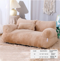 Lit en peluche pour chats et petits chiens