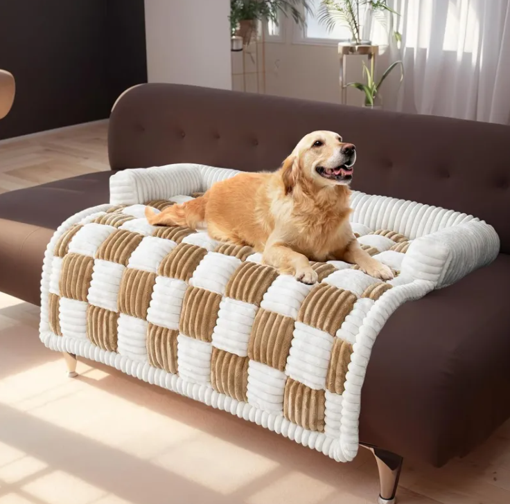 Lit en peluche douillet pour animaux