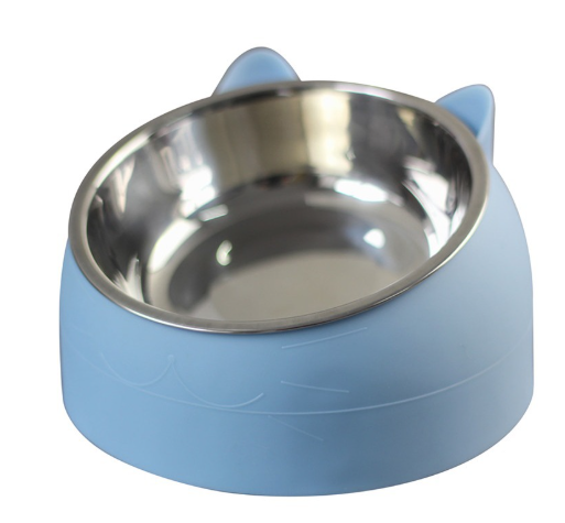 Double bol en acier inoxydable pour animaux