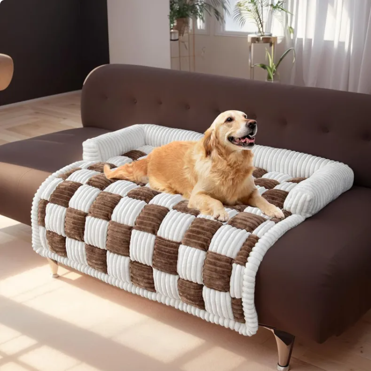 Lit en peluche douillet pour animaux
