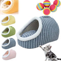 Lit grotte douillet pour animaux