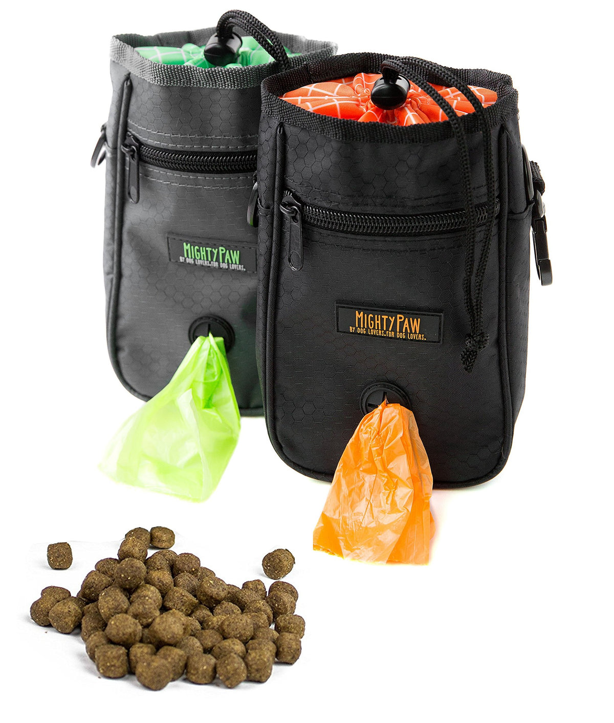 Sac à gâteries pour chien, avec mousqueton