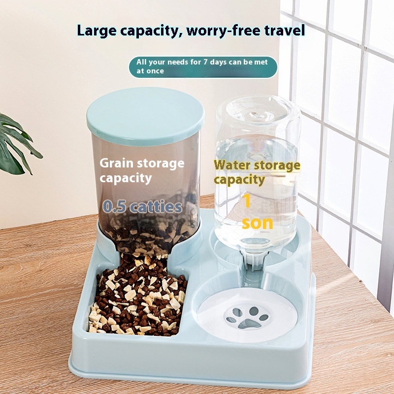 Distributeur automatique de nourriture et d'eau pour animaux