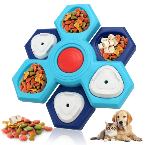 Casse-tête à gâteries pour chien, niveaux progressifs